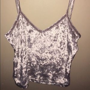 Velvet tank top
